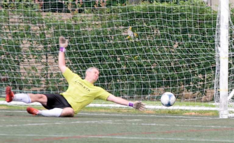 Nothing Mr Kew could do about the second Swiss goal in the final