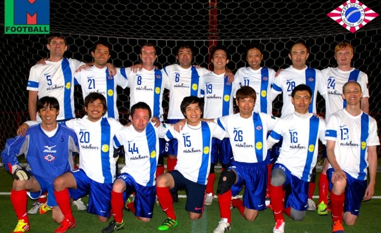 TML 14 - Back Row: John Rayner, Yoshi Osawa, Gary Garner, Yukihiro Sasaki, Hiroshi Nishina, Naoki Era, Masato Takahashi, James Rankin Front Row: Tomo Kobayashi, Jiro Okamoto, Satoru Yanase, Naoyuki Nishina, Hidenori Hayashi, Sohachiro Goto, Chris Piper